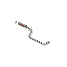 TRAMO INTERMEDIO INOXIDABLE CON SILENCIADOR NO HOMOLOGADO:SEAT ALTEA / VOLKSWAGEN GOLF V / AUDI A3 / SEAT LEON