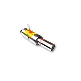 ESCAPE TRASERO INOXIDABLE:PEUGEOT 206 1Ø101