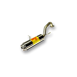 ESCAPE TRASERO INOXIDABLE NO HOMOLOGADO:HYUNDAI COUPE 1 tipo moto