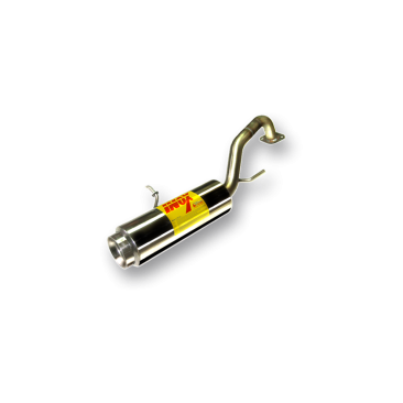 ESCAPE TRASERO INOXIDABLE NO HOMOLOGADO:HYUNDAI COUPE 1 tipo moto