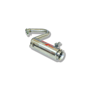 ESCAPE TRASERO INOXIDABLE NO HOMOLOGADO:SEAT LEON / AUDI A3 / VOLKSWAGEN GOLF V 1 TIPO MOTO