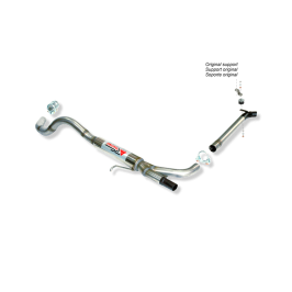 ESCAPE TRASERO INOXIDABLE GRUPO-N USO EXCLUSIVO PARA COMPETICIÓN:RENAULT MEGANE IV SIN SALIDA 2Ø45