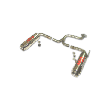 ESCAPE TRASERO INOXIDABLE NO HOMOLOGADO:TOYOTA CELICA 1 tipo moto por cada lado