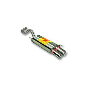 ESCAPE TRASERO INOXIDABLE NO HOMOLOGADO:VOLKSWAGEN POLO 2Ø73