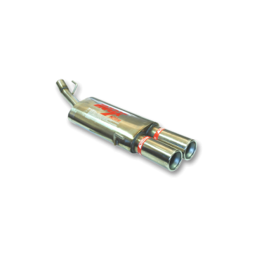 ESCAPE TRASERO INOXIDABLE:VOLKSWAGEN GOLF III 2Ø85