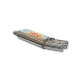 ESCAPE TRASERO INOXIDABLE NO HOMOLOGADO:BMW 320D 2Ø85