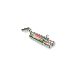 ESCAPE TRASERO INOXIDABLE NO HOMOLOGADO:FORD FIESTA  / MAZDA 2 2Ø85