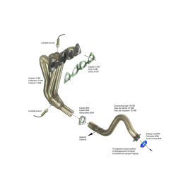 COLECTOR DE ESCAPE DEPORTIVO TUBULAR INOXIDABLE:CITROËN XSARA