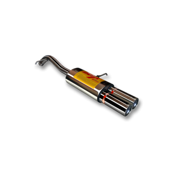 ESCAPE TRASERO INOXIDABLE NO HOMOLOGADO:PEUGEOT 207 RC 2Ø85