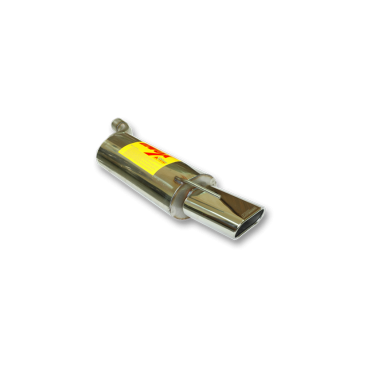 ESCAPE TRASERO INOXIDABLE NO HOMOLOGADO:BMW 320D 1 OVAL