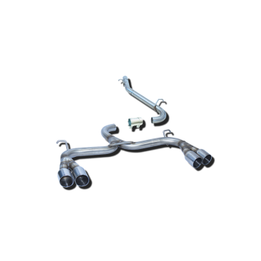 ESCAPE TRASERO INOXIDABLE GRUPO-A USO EXCLUSIVO PARA COMPETICIÓN:CUPRA ATECA 2Ø85 por cada lado