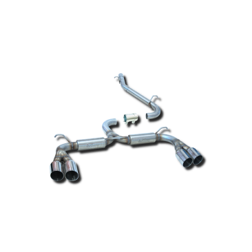 ESCAPE TRASERO INOXIDABLE GRUPO-N USO EXCLUSIVO PARA COMPETICIÓN CUPRA ATECA 2Ø85 por cada lado