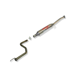 TRAMO INTERMEDIO INOXIDABLE CON SILENCIADOR NO HOMOLOGADO:HONDA CIVIC / HONDA CIVIC V
