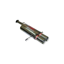 ESCAPE TRASERO INOXIDABLE NO HOMOLOGADO:SUBARU IMPREZA 2Ø85