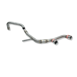 ESCAPE TRASERO INOXIDABLE GRUPO-A USO EXCLUSIVO PARA COMPETICIÓN:RENAULT MEGANE II  SPORT / RENAULT  MEGANE II 2Ø73 CENTRALES