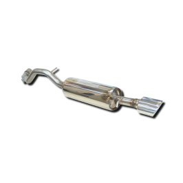 ESCAPE TRASERO INOXIDABLE:VOLKSWAGEN GOLF IV / SEAT LEON / AUDI A3 / AUDI  A3 / VOLKSWAGEN BEETLE 1 oval