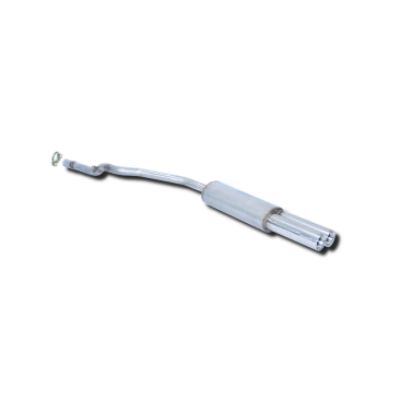 ESCAPE TRASERO INOXIDABLE NO HOMOLOGADO:PORSCHE 924 2Ø85