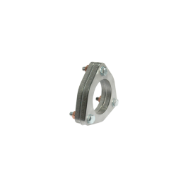 KIT COMPLETO UNIÓN PLACAS TRIANGULARES INOX PARA TUBO Ø57mm