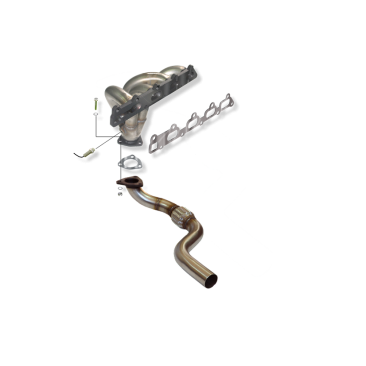 COLECTOR DE ESCAPE DEPORTIVO TUBULAR INOXIDABLE:OPEL ASTRA G