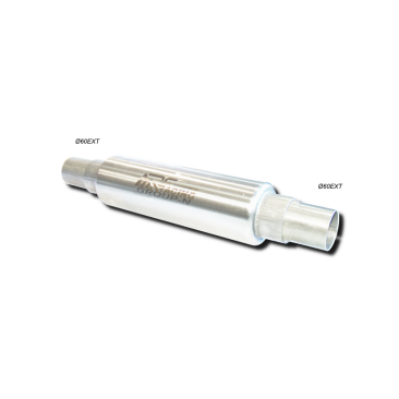 SILENCIADOR UNIVERSAL Ø85 (GRUPO-N) PARA SOLDAR CONEXION: Ø60mm LONGITUD SILENCIADOR 400mm