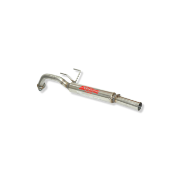 ESCAPE TRASERO INOXIDABLE GRUPO-N USO EXCLUSIVO PARA COMPETICIÓN:HYUNDAI COUPE 1Ø50