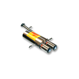 ESCAPE TRASERO INOXIDABLE NO HOMOLOGADO:SUBARU IMPREZA 2Ø85