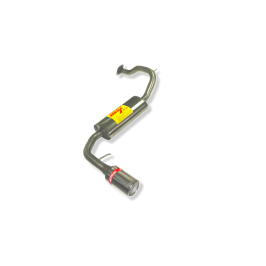 ESCAPE TRASERO INOXIDABLE HONDA CIVIC 1.6i 16V CRX ED9 06/89-12/91