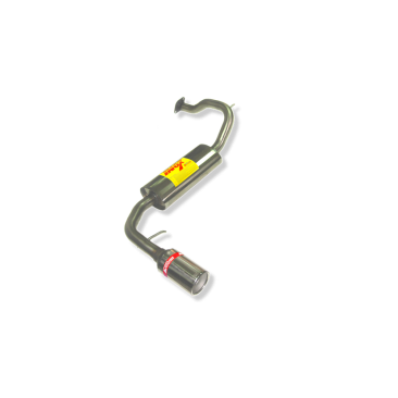 ESCAPE TRASERO INOXIDABLE HONDA CIVIC 1.6i 16V CRX ED9 06/89-12/91