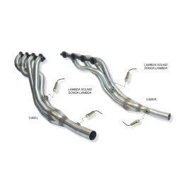 COLECTOR DE ESCAPE DEPORTIVO TUBULAR INOXIDABLE:CHEVROLET CAMARO SS