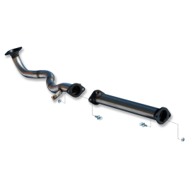 TUBO SUPRESOR DE CATALIZADOR INOXIDABLE USO EXCLUSIVO PARA COMPETICIÓN MITSUBISHI LANCER EVO9 2.0I 16V TURBO 06-