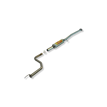 TRAMO INTERMEDIO INOXIDABLE CON SILENCIADOR NO HOMOLOGADO:HONDA CIVIC