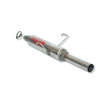 ESCAPE TRASERO INOXIDABLE GRUPO-N USO EXCLUSIVO PARA COMPETICIÓN:PEUGEOT 205 1Ø50