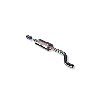 TRAMO INTERMEDIO INOXIDABLE CON SILENCIADOR NO HOMOLOGADO:RENAULT CLIO III SPORT / RENAULT CLIO I