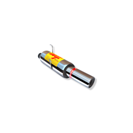 ESCAPE TRASERO INOXIDABLE:PEUGEOT 206 1Ø101