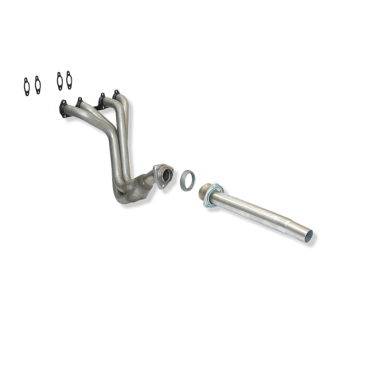 COLECTOR DE ESCAPE DEPORTIVO TUBULAR INOXIDABLE:VW GOLF I / VW JETTA / VW SCIROCCO / VW GOLF I RABBIT