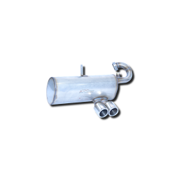 ESCAPE TRASERO INOXIDABLE NO HOMOLOGADO:SMART 452 2Ø73 CENTRAL