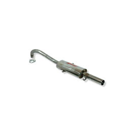 ESCAPE TRASERO INOXIDABLE NO HOMOLOGADO:SEAT 124 1Ø50