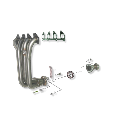 COLECTOR DE ESCAPE DEPORTIVO TUBULAR INOXIDABLE:OPEL ASTRA F