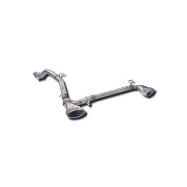 ESCAPE TRASERO INOXIDABLE GRUPO-A USO EXCLUSIVO PARA COMPETICIÓN:SEAT LEON 1 oval por cada lado