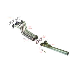 COLECTOR DE ESCAPE DEPORTIVO TUBULAR INOXIDABLE:SEAT CÓRDOBA / SEAT IBIZA
