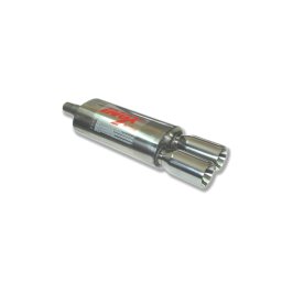 ESCAPE TRASERO INOXIDABLE
