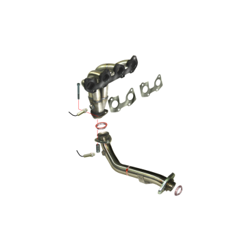 COLECTOR DE ESCAPE DEPORTIVO TUBULAR INOXIDABLE:CITROËN C2 / CITROËN C3