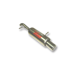 ESCAPE TRASERO INOXIDABLE NO HOMOLOGADO:CITROËN C2 / CITROËN C3 1Ø101