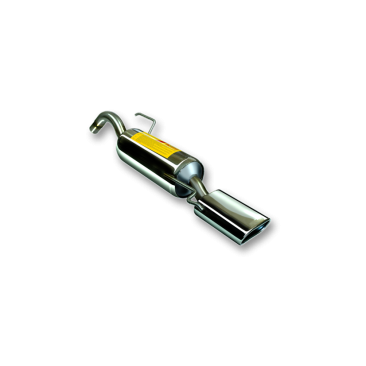 ESCAPE TRASERO INOXIDABLE NO HOMOLOGADO:FIAT GRANDE PUNTO 1 OVAL