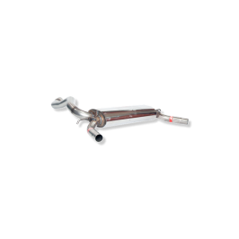 ESCAPE TRASERO INOXIDABLE NO HOMOLOGADO:RENAULT CLIO IV SALIDA ESCONDIDA EN PARAGOLPES