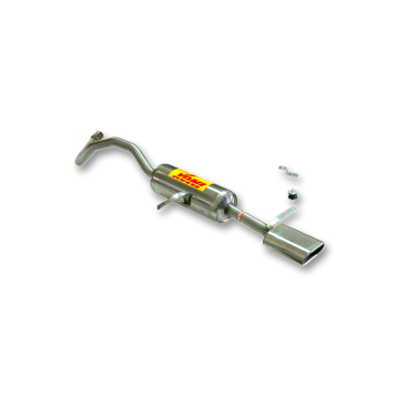 ESCAPE TRASERO INOXIDABLE NO HOMOLOGADO:RENAULT MEGANE II / RENAULT SCENIC II 1 OVAL