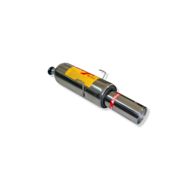 ESCAPE TRASERO INOXIDABLE:PEUGEOT 205 1Ø101