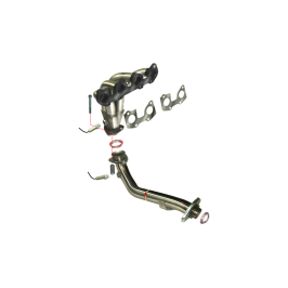 COLECTOR DE ESCAPE DEPORTIVO TUBULAR INOXIDABLE:CITROËN C2 / CITROËN C3