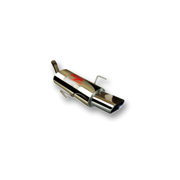 ESCAPE TRASERO INOXIDABLE NO HOMOLOGADO:OPEL ASTRA H 1 OVAL