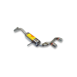 ESCAPE TRASERO INOXIDABLE NO HOMOLOGADO:RENAULT MEGANE II  SPORT / RENAULT  MEGANE II 2Ø73 CENTRALES